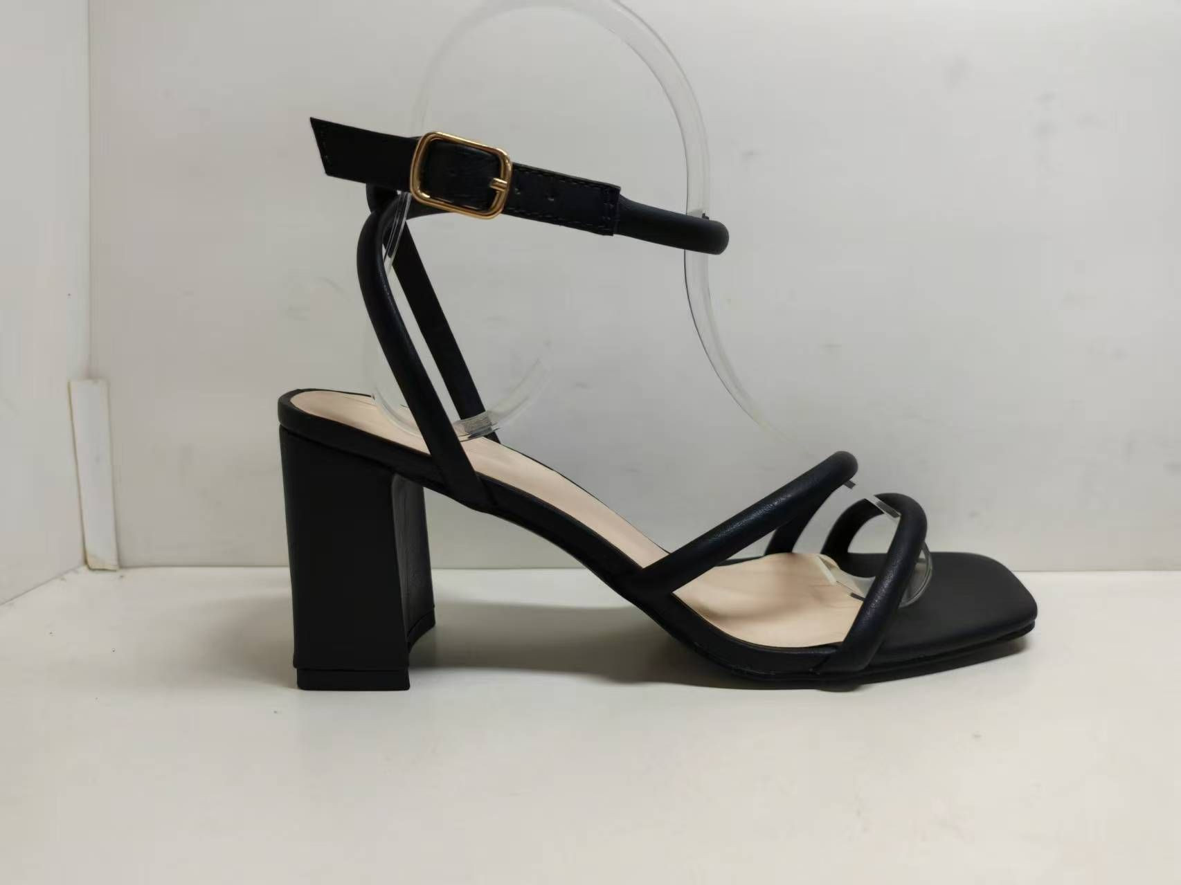 Black Pointy High Stilettos
